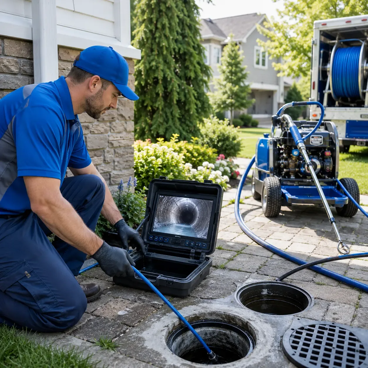 Outdoor drain cleaning professionals serving Roseland, NE